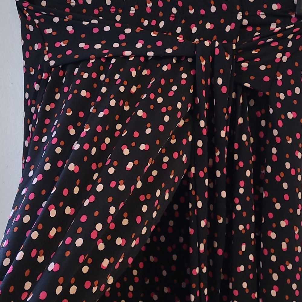 Leota Polka Dot Wrap Skirt - Picture 5 of 9